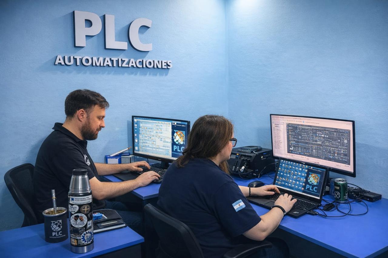 Trabajo de campo industrial y programación PLC